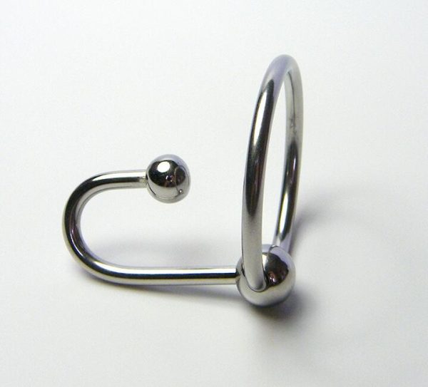 Latest Male Stainless Steel Two Bead Penis Delayed Gonobolia Ring Cock Ring Jewelry Adult BDSM Sex Toy For Glans D009 - Image 3