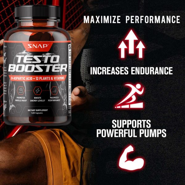 Men's Enhancer - Promotes Muscle Growth, Boosts Natural Energy, Stamina and Strength, 120 Capsules - Image 3