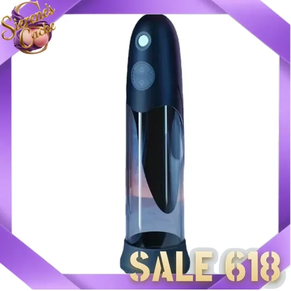 SCElectric Penis Pump Penis Enlargement Vacuum Pump for Men Penis Extender Cock Endurance Trainer Male Masturbation Adults Sex T