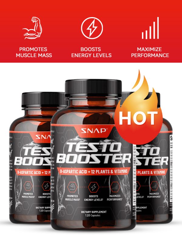 Men's Enhancer - Promotes Muscle Growth, Boosts Natural Energy, Stamina and Strength, 120 Capsules - Image 6