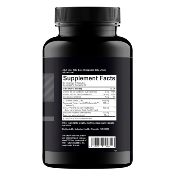 B Vitamins, Trace Mineral Supplement, Male Strength Enhancer, Supports Increased Muscle, Strength, Energy, 90 Capsules - Image 6