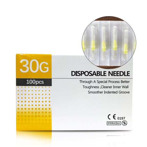 Painless Small Needle 32G 4MM 32G 6MM 30G 13mm 34G 4MM Disposable Stainless Steel Ultrafine Sharp Needle Eyelid Care Tool - Image 2