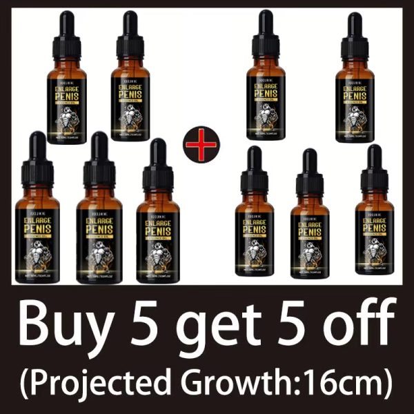 8Best Sellers Essential Oil Big Dick Male Penis Enlargement Oil Increase Size Erection Product Aphrodisiac Sex Extender Enhance - Image 5