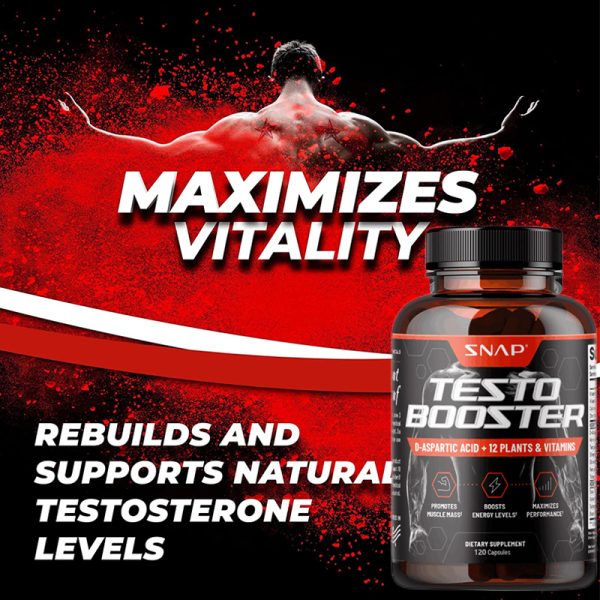 Men's Enhancer - Promotes Muscle Growth, Boosts Natural Energy, Stamina and Strength, 120 Capsules - Image 5