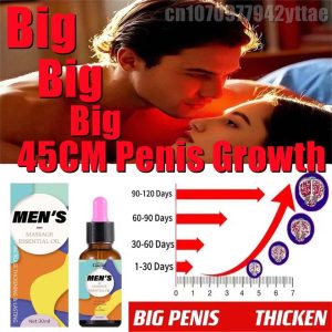 Best Sellers Essential Oil Big Dick Male Penis Enlargement Oil Increase Size Erection Product Aphrodisiac Sex Extender Enhance