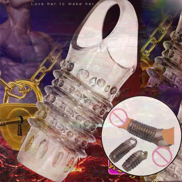 Enlarge Penianano Ring Genital Pleasure For Men Penne Genital Ring Sexual Desire Enhancer Male Women Vibrator Plain Suit - Image 5