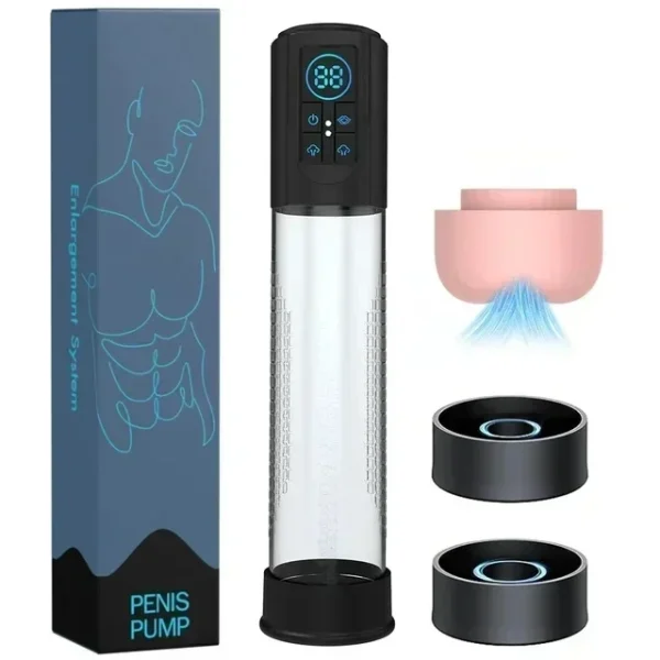 SCIPX7 Waterproof Electric Penis Pump Sex Toy for Men Masturbator Adult Male Penis Enlargement Vacuum Pump Penile Enhancer  Exer - Image 7