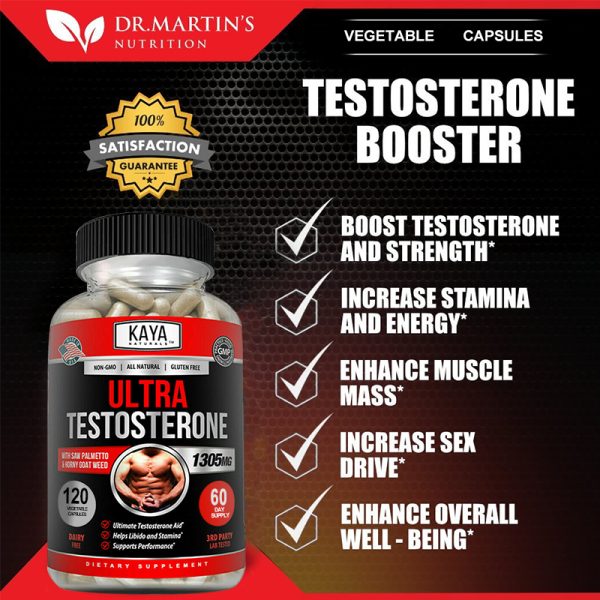 Male Muscle Booster - Natural Workout Supplement To Boost Energy, Endurance and Strength - Image 6