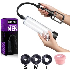 Men Penis Extender Pump Cock Enlargement Dick Trainer Sex Toys For Adult Couples Male Masturbator Vacuum Pump Ejaculation Delay