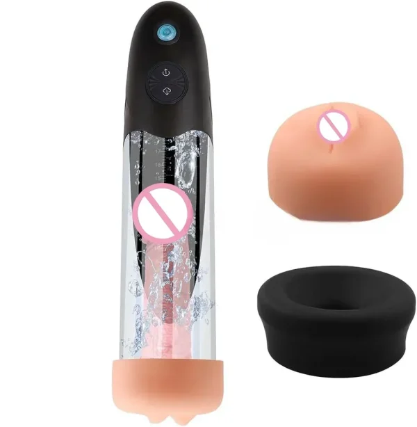 SCElectric Penis Pump Penis Enlargement Vacuum Pump for Men Penis Extender Cock Endurance Trainer Male Masturbation Adults Sex T - Image 7