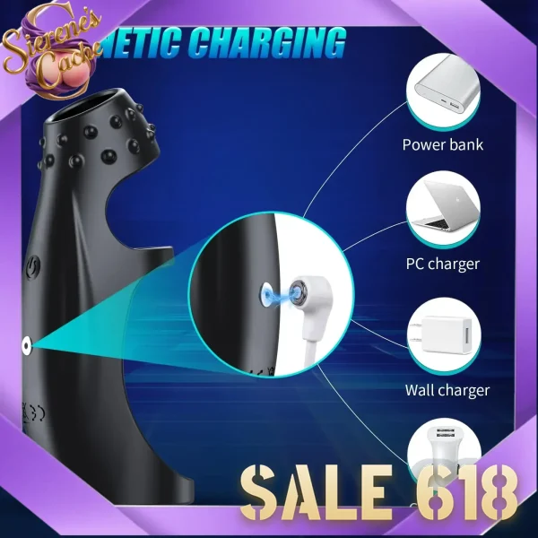 SCSENSIVO Male Remote Vibrating Cock Silicone Sleeve Ring Delay Ejaculation Penis Enlargement Sex Toys for Men Testicle Vibrator