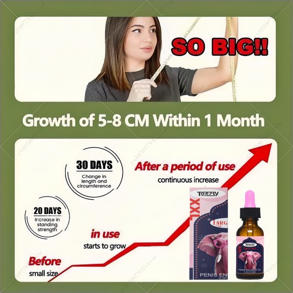 Increase oil XXXL Enlargement Oil Male Big Cock helps male strength growth Big Cock Delay sex oil increases male health care - Image 5