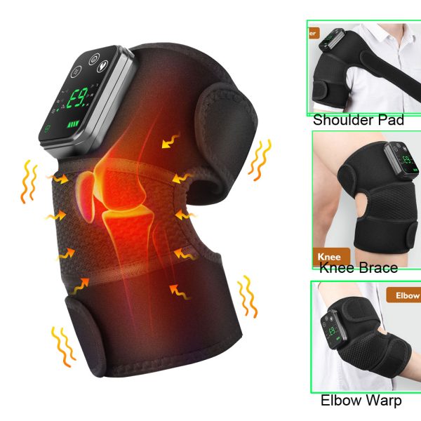 Electric Shoulder Massager Heating Pad Vibration Massage Support Belt Shoulder Thermal  Brace - Image 10