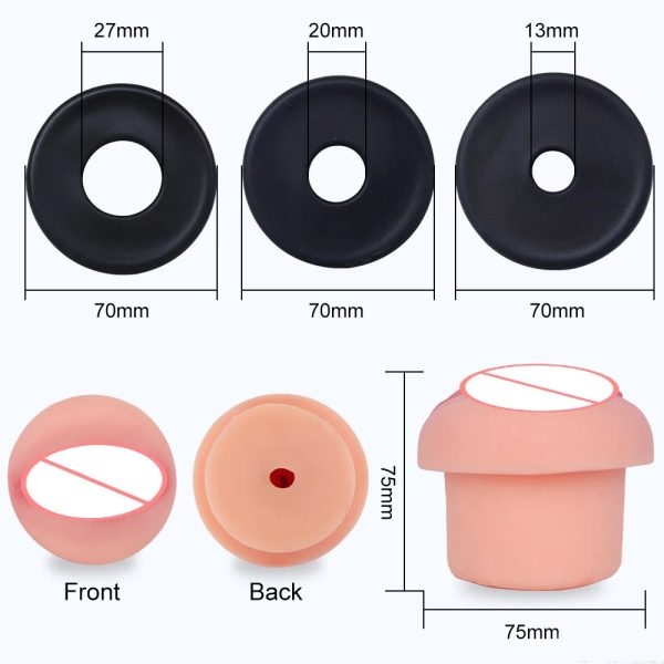 Men Penis Extender Pump Cock Enlargement Dick Trainer Sex Toys For Adult Couples Male Masturbator Vacuum Pump Ejaculation Delay - Image 6