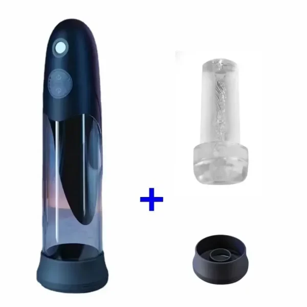 SCElectric Penis Pump Penis Enlargement Vacuum Pump for Men Penis Extender Cock Endurance Trainer Male Masturbation Adults Sex T - Image 8