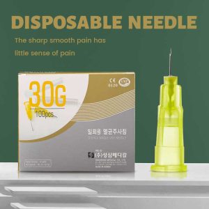 Hot Sale Korea 31G 6mm 30G 13mm 27G 31G Disposable Superfine Sharp  Painless Small 34G 4mm Needle
