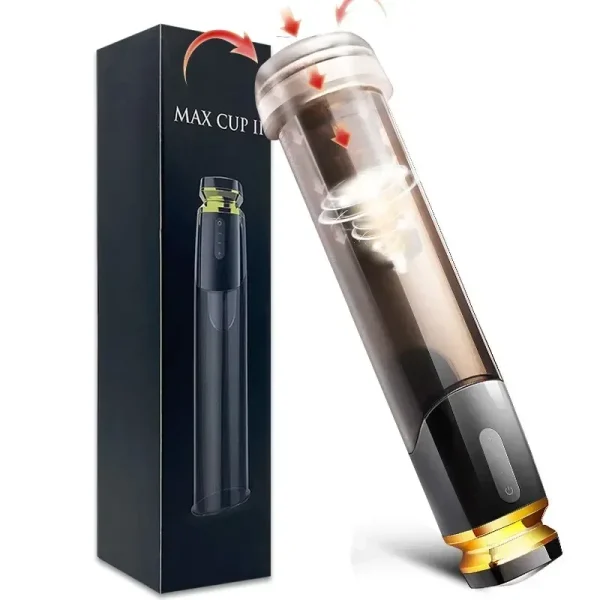 SCSCElectric Penis Pump Sex Toys for Men Male Masturbator Penis Extender Penile Vacuum Pump Penis Enlargement Enhancer Ring - Image 7