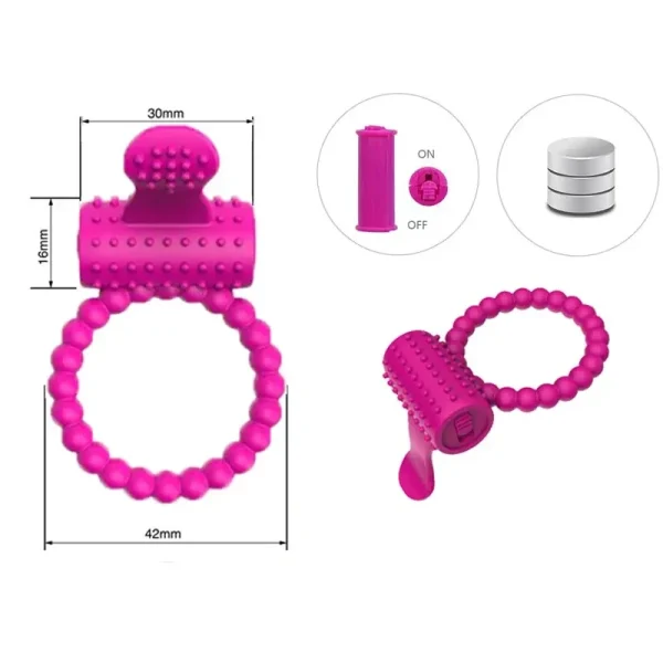 Enlarge Penianano Ring Genital Pleasure For Men Penne Genital Ring Sexual Desire Enhancer Male Women Vibrator Plain Suit - Image 9