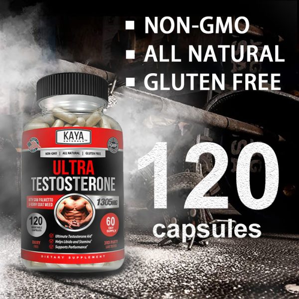 Male Muscle Booster - Natural Workout Supplement To Boost Energy, Endurance and Strength - Image 4