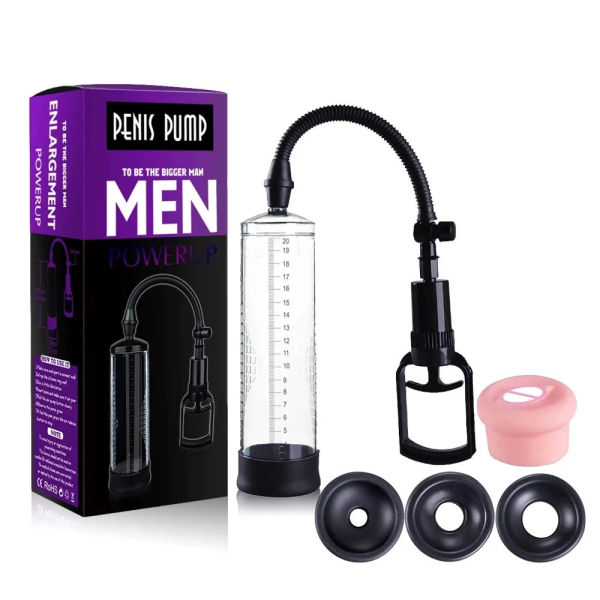 Men Penis Extender Pump Cock Enlargement Dick Trainer Sex Toys For Adult Couples Male Masturbator Vacuum Pump Ejaculation Delay - Image 11