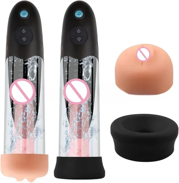 SCElectric Penis Pump Penis Enlargement Vacuum Pump for Men Penis Extender Cock Endurance Trainer Male Masturbation Adults Sex T - Image 6