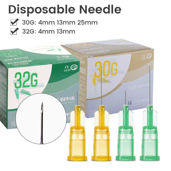 Hot Sale Korea 31G 6mm 30G 13mm 27G 31G Disposable Superfine Sharp  Painless Small 34G 4mm Needle - Image 2