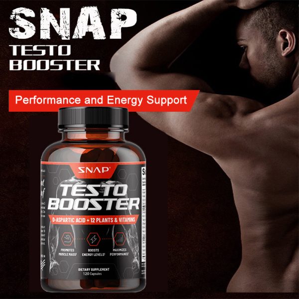 Men's Enhancer - Promotes Muscle Growth, Boosts Natural Energy, Stamina and Strength, 120 Capsules - Image 4