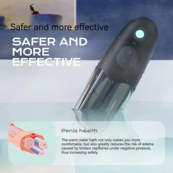 SCElectric Penis Pump Penis Enlargement Vacuum Pump for Men Penis Extender Cock Endurance Trainer Male Masturbation Adults Sex T - Image 3
